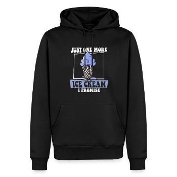 Nur noch ein Eis, versprochen Gelato Maker - Männer Premium Bio Hoodie - Schwarz - Vorne - Nico (187cm)