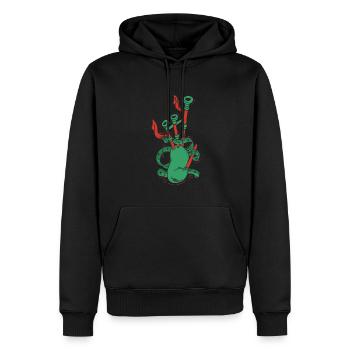 Blasrohr Great Highland Dudelsack Unterricht Spieler - Männer Premium Bio Hoodie - Schwarz - Vorne - Nico (187cm)