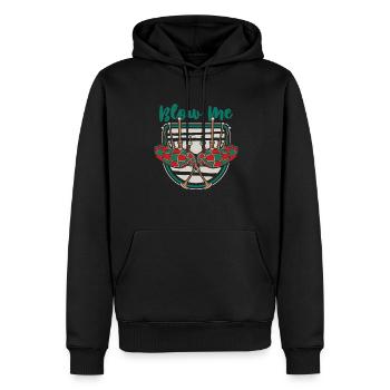 Blow Me Dudelsack Unterricht Blasrohr Great Highland - Männer Premium Bio Hoodie - Schwarz - Vorne - Nico (187cm)