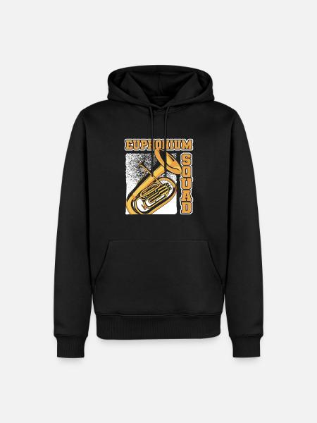 Euphonium Squad Euphoniumist Instrument Euphonist - Men’s Premium Organic Hoodie - black