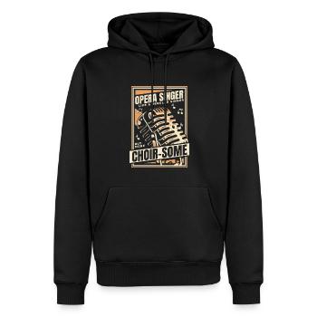 Like A Regular Singer But More Choir-Some Lover - Men’s Premium Organic Hoodie - black - Front - Nico (187cm)