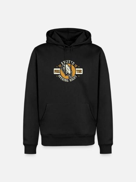 Gespannt auf die Premiere Opera House Lover - Männer Premium Bio Hoodie - Schwarz