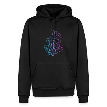 Geologe Rockhounding Stone Collector Mineral - Männer Premium Bio Hoodie - Schwarz - Vorne - Nico (187cm)