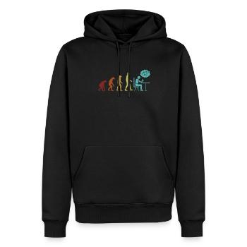 Dyslexie Evolution Dyslexie Thérapeute Apraxie - Sweat à capuche Premium bio Homme - noir - Devant - Nico (187cm)