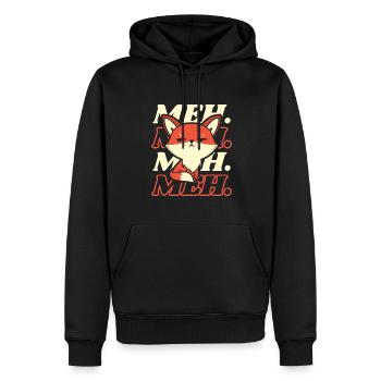 Meh Caninae Rotfuchs Canidae Fuchs Liebhaber Fuchs - Männer Premium Bio Hoodie - Schwarz - Vorne - Nico (187cm)