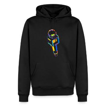 Opéra Maison Ténor Chanteur Chanteur Amoureux Opéra - Sweat à capuche Premium bio Homme - noir - Devant - Nico (187cm)