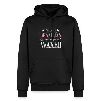Kosmetikerin Brasilianisches Waxing - Männer Premium Bio Hoodie - Schwarz - Vorne - Nico (187cm)