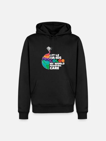 Pediatric Care Pediatric Nurse - Men’s Premium Organic Hoodie - black