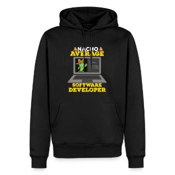 Cinco De Mayo Software Developer - Men’s Premium Organic Hoodie - black - Front - Nico (187cm)
