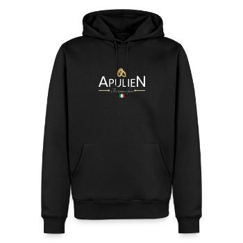 Flitterwochen Apulien - Männer Premium Bio Hoodie - Schwarz - Vorne - Nico (187cm)