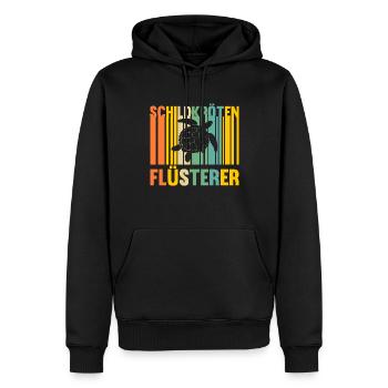 Schildkröte Schildkröten - Männer Premium Bio Hoodie - Schwarz - Vorne - Nico (187cm)