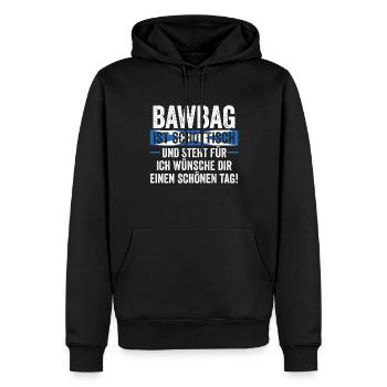 Scots Scottish Scotland - Men’s Premium Organic Hoodie - black - Front - Nico (187cm)