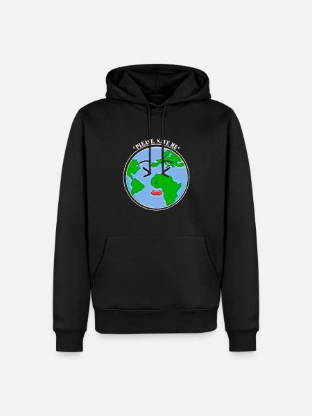 Please, save me! - Men’s Premium Organic Hoodie - black
