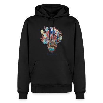 fantastic vase 2017 - Men’s Premium Organic Hoodie - black - Front - Nico (187cm)