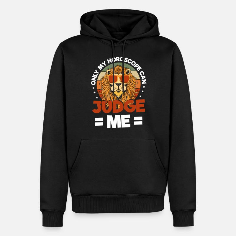 Sternzeichen Stern - Männer Premium Bio Hoodie - Schwarz