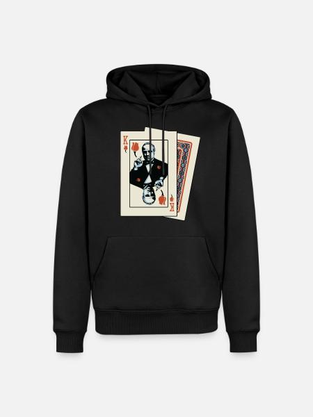 The Godfather Playing Cards - Men’s Premium Organic Hoodie - black