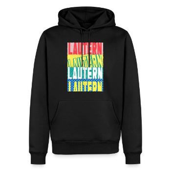 Kaiserslautern Lautern Deutschland Stadt Schrift - Männer Premium Bio Hoodie - Schwarz - Vorne - Nico (187cm)