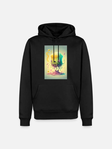 Zombie Frozen - Men’s Premium Organic Hoodie - black