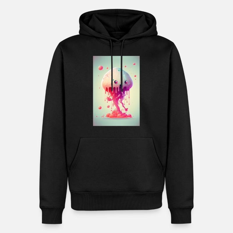 Zombie Die Eiskönigin - Männer Premium Bio Hoodie - Schwarz