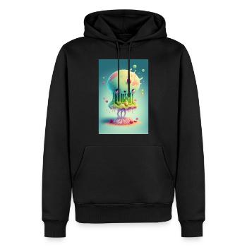 Zombie Frozen - Männer Premium Bio Hoodie - Schwarz - Vorne - Nico (187cm)