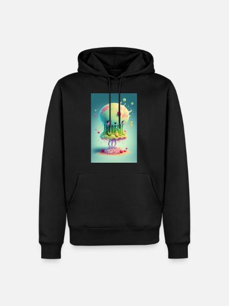 Zombie Frozen - Men’s Premium Organic Hoodie - black