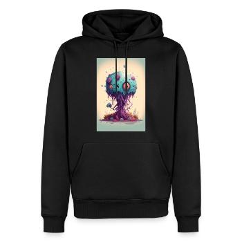 Zombie Frozen - Männer Premium Bio Hoodie - Schwarz - Vorne - Nico (187cm)