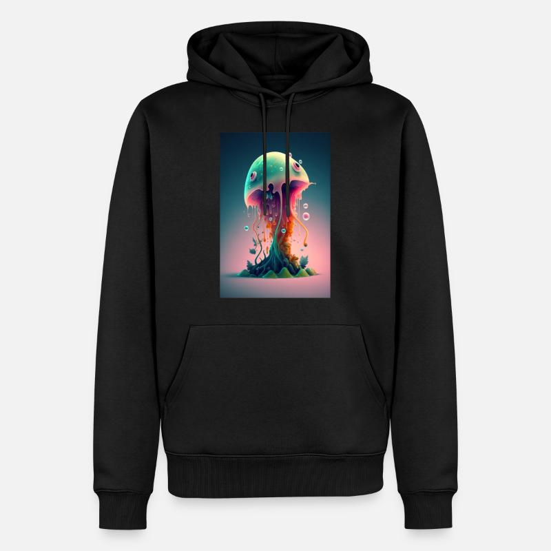 Zombie Gelée - Sweat à capuche Premium bio Homme - noir