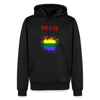 LGBTQ Pride - Männer Premium Bio Hoodie - Schwarz - Vorne - Nico (187cm)
