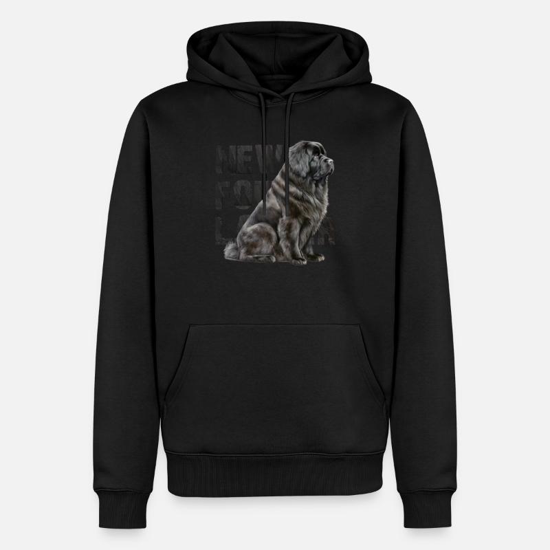 Terre-Neuvien - Sweat à capuche Premium bio Homme - noir