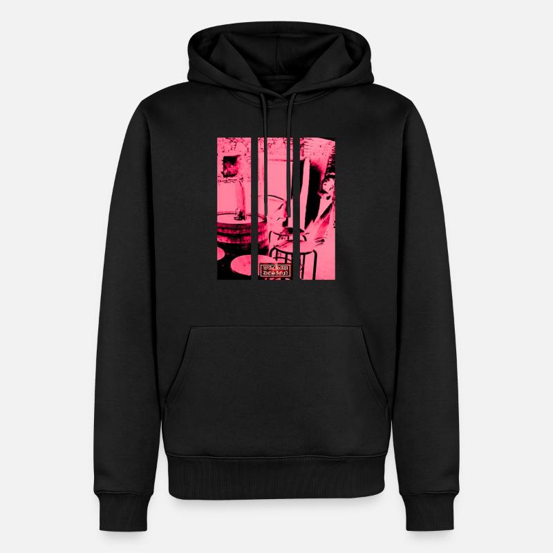 serenity - Männer Premium Bio Hoodie - Schwarz