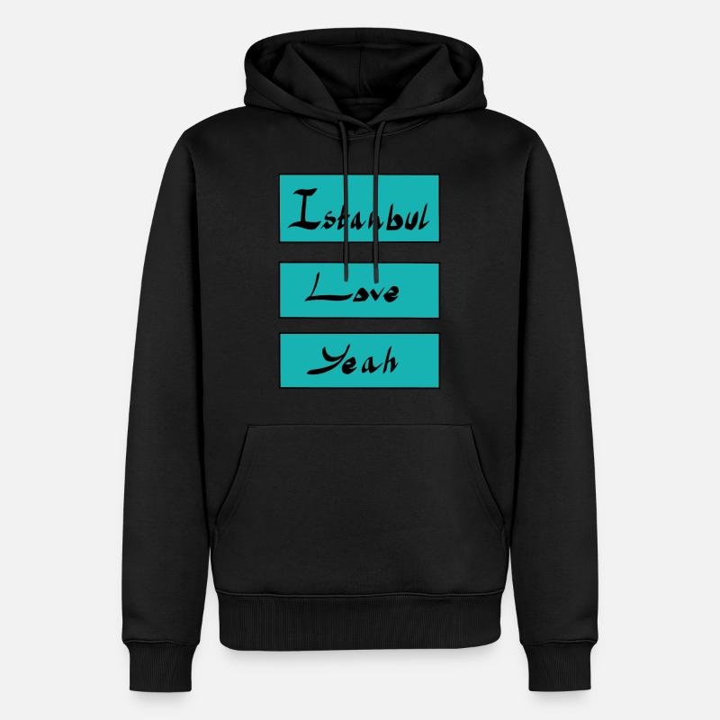 Istanbul Amour oui - Sweat à capuche Premium bio Homme - noir