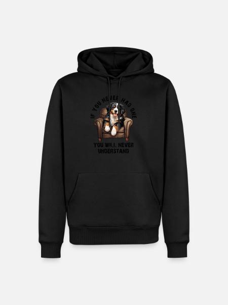 Bouvier bernois - Sweat à capuche Premium bio Homme - noir