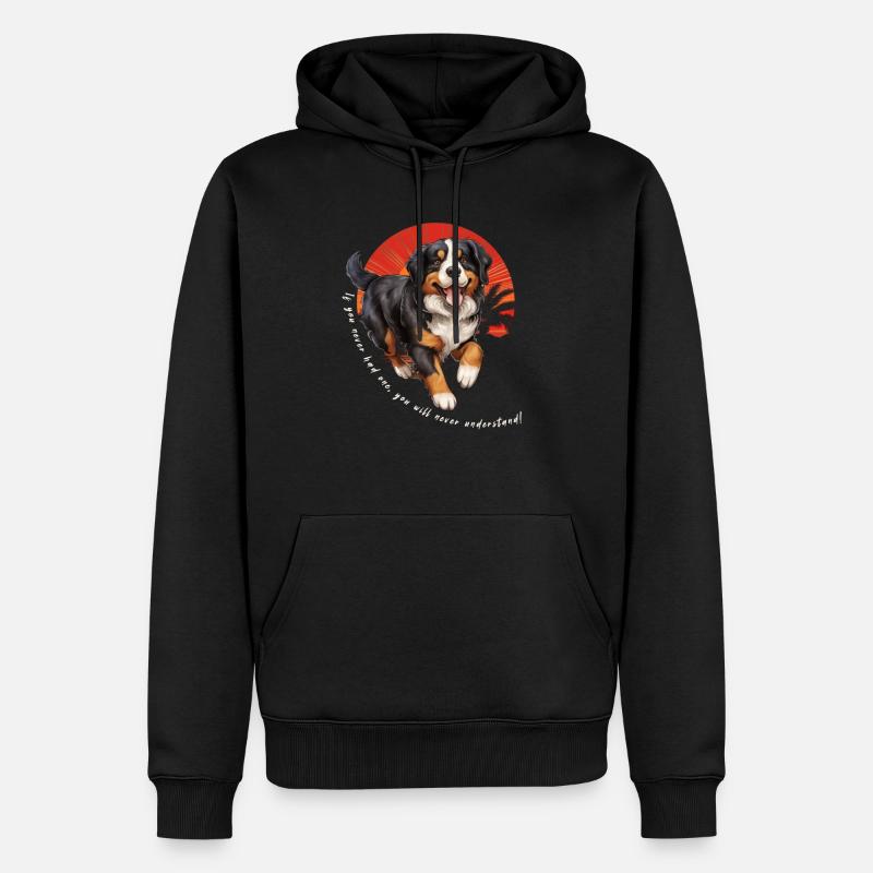 Bouvier bernois ! - Sweat à capuche Premium bio Homme - noir