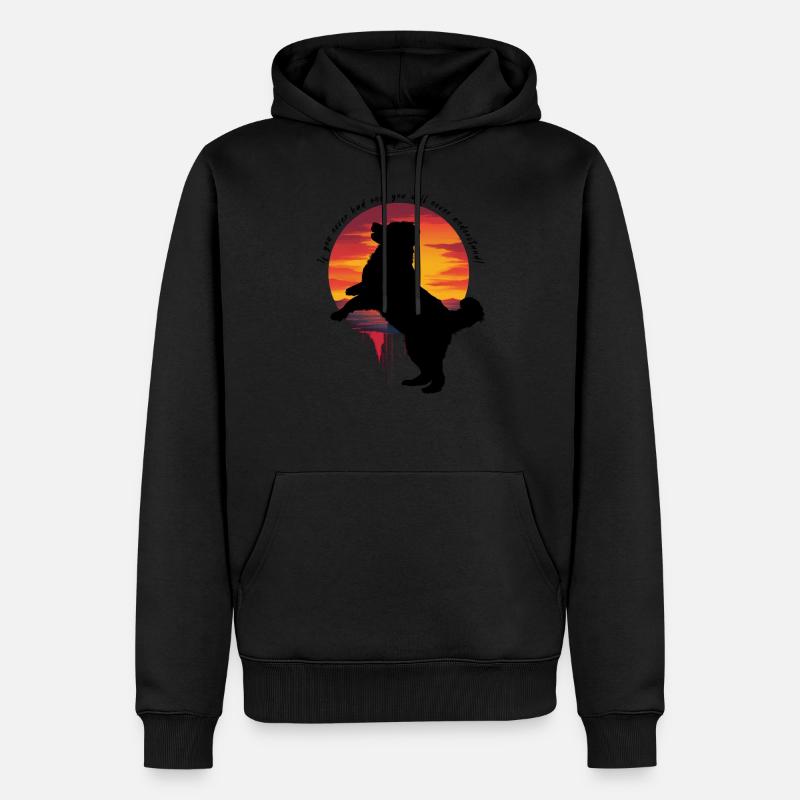 Berner Sennenhund - Männer Premium Bio Hoodie - Schwarz