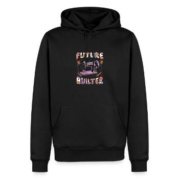 Quilten Humor Future Quilter Geschenk - Männer Premium Bio Hoodie - Schwarz - Vorne - Nico (187cm)