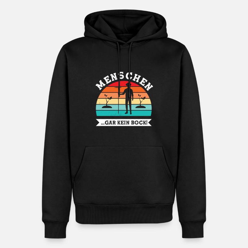 Gartenarbeit Garten Gartenbau Geschenk - Männer Premium Bio Hoodie - Schwarz