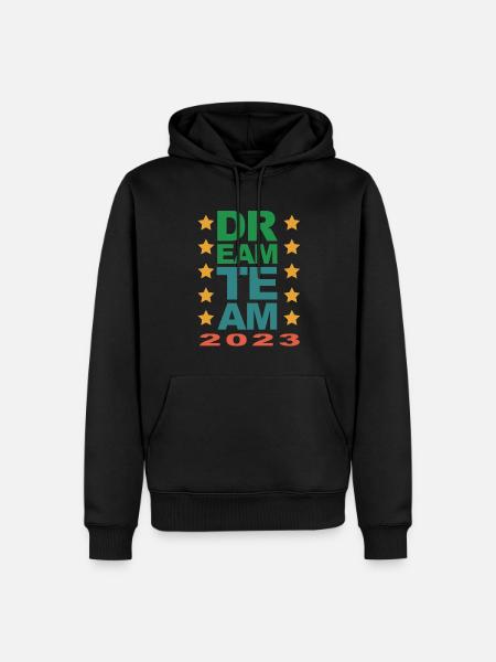 Dream Team 2023 - Männer Premium Bio Hoodie - Schwarz