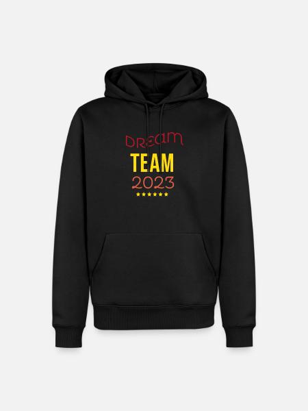 Dream Team 2023 - Männer Premium Bio Hoodie - Schwarz