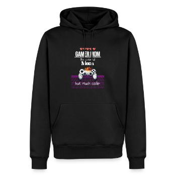 Best Mom Gamer Mom Mother's Day Gift - Men’s Premium Organic Hoodie - black - Front - Nico (187cm)