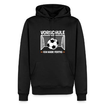Kindergarten Vorschule Vorschulpädagoge Geschenk - Männer Premium Bio Hoodie - Schwarz - Vorne - Nico (187cm)