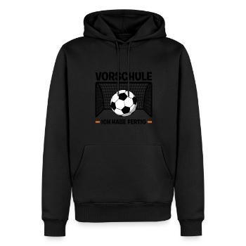 Kindergarten Vorschule Vorschulpädagoge Geschenk - Männer Premium Bio Hoodie - Schwarz - Vorne - Nico (187cm)
