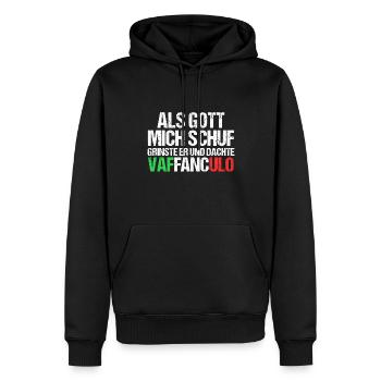 Italien Italiener Vaffanculo - Männer Premium Bio Hoodie - Schwarz - Vorne - Nico (187cm)