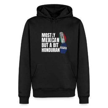 Basketball & Tacos Baseball Tacos Geschenk - Männer Premium Bio Hoodie - Schwarz - Vorne - Nico (187cm)