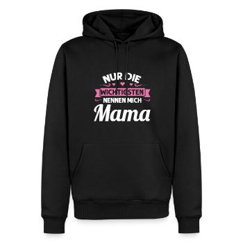Mutter Mutter Tag Mama Geschenk - Männer Premium Bio Hoodie - Schwarz - Vorne - Nico (187cm)