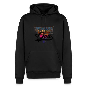 Grossmutter Oma Omas Geschenk - Männer Premium Bio Hoodie - Schwarz - Vorne - Nico (187cm)