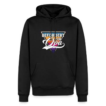 Grossvater opa Opas Geschenk - Männer Premium Bio Hoodie - Schwarz - Vorne - Nico (187cm)