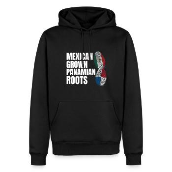 Anime & Ramen Girl Anime Ramen Geschenk - Männer Premium Bio Hoodie - Schwarz - Vorne - Nico (187cm)