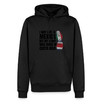 Anime & Ramen Anime Ramen Geschenk - Männer Premium Bio Hoodie - Schwarz - Vorne - Nico (187cm)