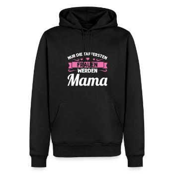 Mutter Mutter Tag Mama Geschenk - Männer Premium Bio Hoodie - Schwarz - Vorne - Nico (187cm)