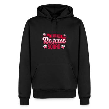 Animal Rescue Chats et chiens Bien-être animal - Sweat à capuche Premium bio Homme - noir - Devant - Nico (187cm)